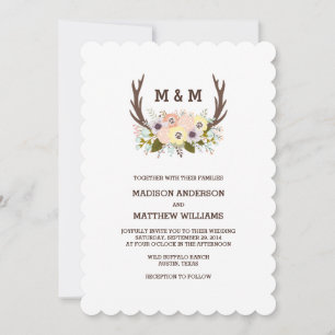 Antófilos florales   Invitación a la boda