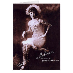 Antonia la señora tatuada