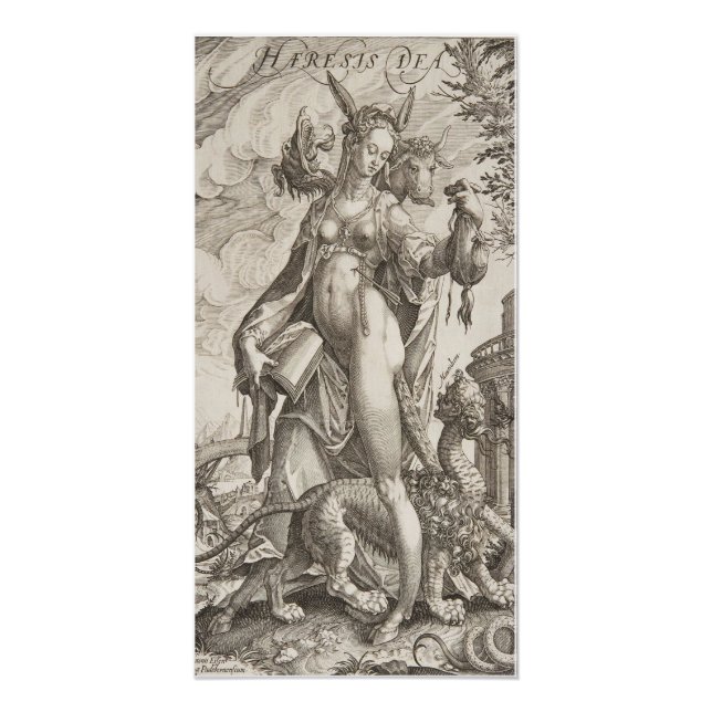 Antonius Eisenhoit - Haeresis Dea Glossy Poster (Anverso)