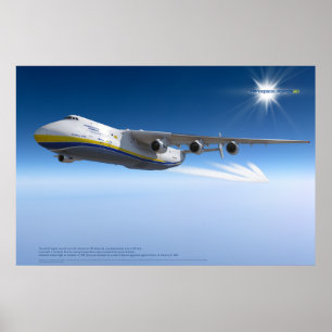 Antonov An-225 Mriya: Póster de arte 3D fotorreali
