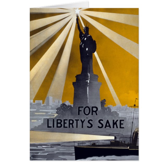 Antorcha de la Estatua de la Libertad y Armada de  (Frente)