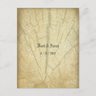 Antropología Vintage Faded Rustic Wood3 Invitación