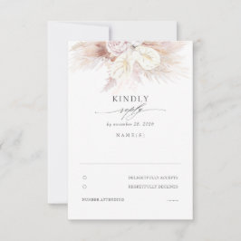 Antrurios y bodas de hierba de Pampas RSVP