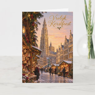 Antwerpen Mercado de Navidad Feliz Navidad