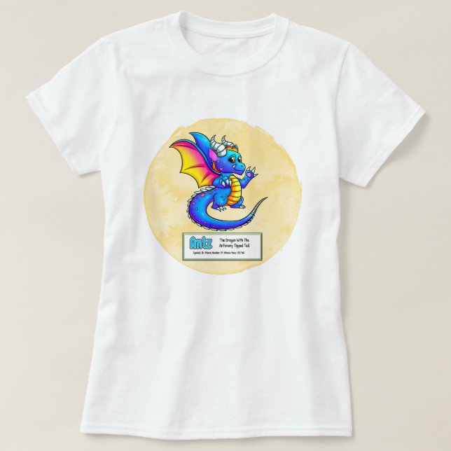 Antz La Camiseta Elemental Antimony (Diseño del anverso)