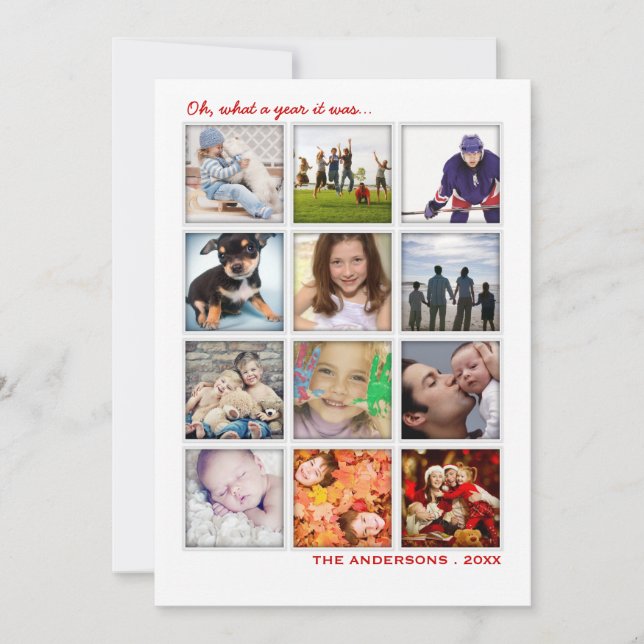 Anuario en revisión 12 tarjeta de vacaciones de Co (Anverso)