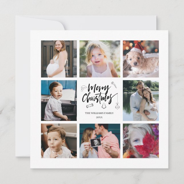 Anuario en revisión 8 tarjeta de Navidades de Coll (Anverso)