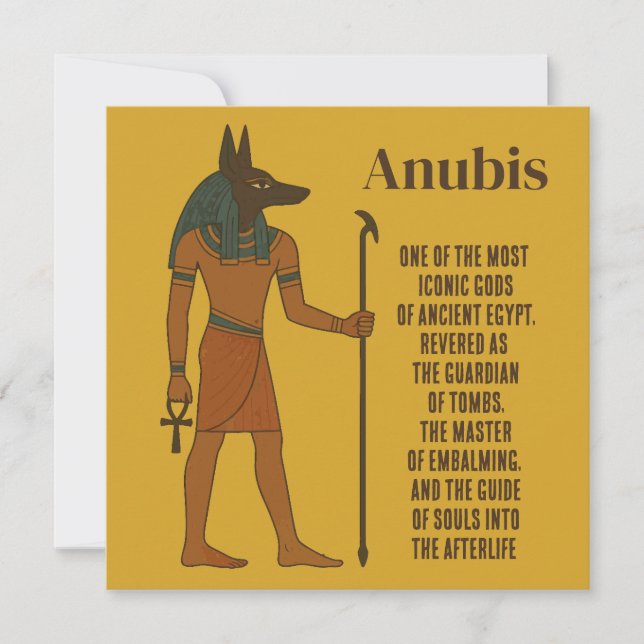 Anubis - Ancient Egyptian History (Anverso)