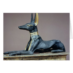 Anubis, dios egipcio de los muertos de un pecho