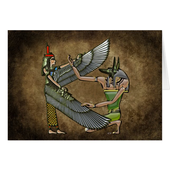 Anubis & Nut (Anverso (Horizontal))