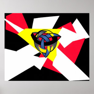 "Anudó negro de la impresión del Bello Artes del