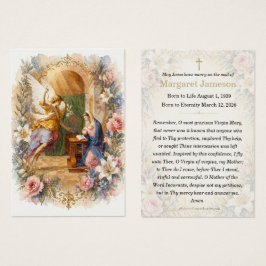 Anunciación Católica Oración Fúnebre Memorial Sant