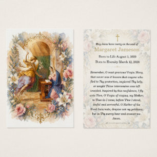 Anunciación Católica Oración Fúnebre Memorial Sant