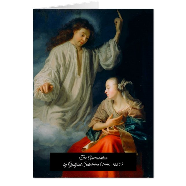 Anunciación de Godfried Schalcken (Frente)