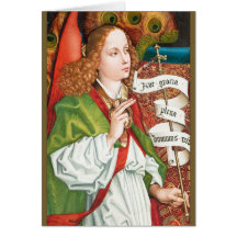 Anunciación de Schongauer Ángel CC1183 Altar oral