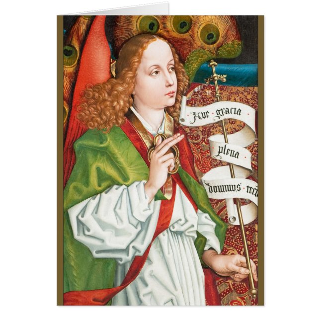 Anunciación de Schongauer Ángel CC1183 Altar oral (Frente)