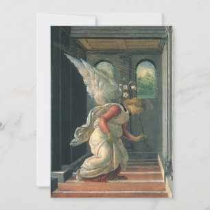 Anunciación (detalle del ángel) de Sandro Botticel