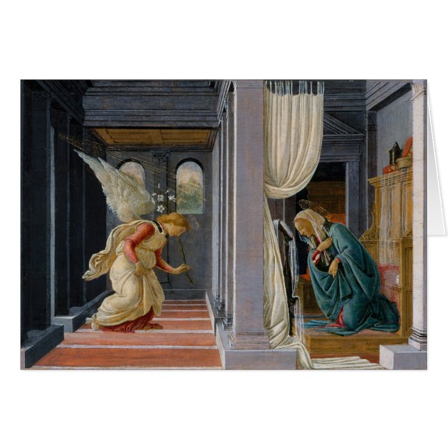 Anunciación Sandro Botticelli (Anverso (Horizontal))