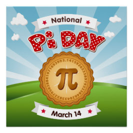 Anunciar a todos los Posters de Pi Day