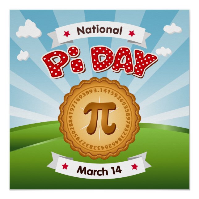 Anunciar a todos los Posters de Pi Day (Anverso)