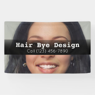Anunciar la pancarta comercial de Hair Salon
