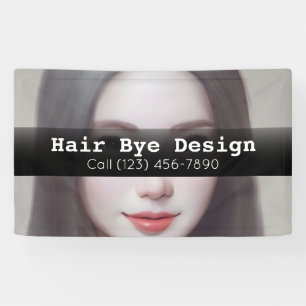 Anunciar la pancarta comercial de Hair Salon