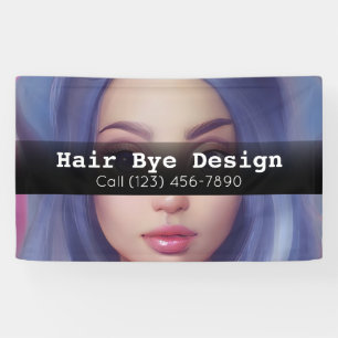 Anunciar la pancarta comercial de Hair Salon