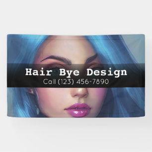 Anunciar la pancarta comercial de Hair Salon