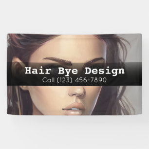 Anunciar la pancarta comercial de Hair Salon