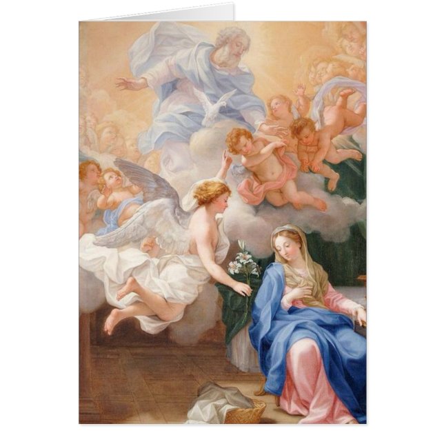 Anunciation Angel Blessed Virgin Mary (Frente)