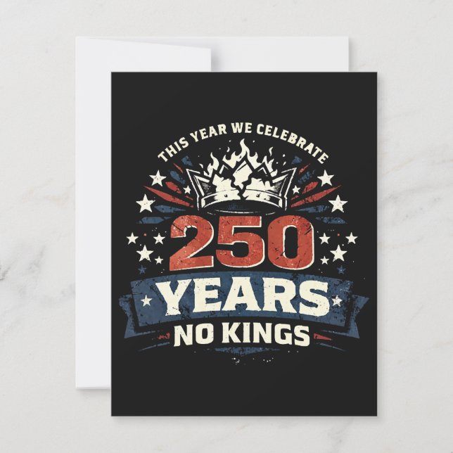 Anuncio 250 Años Sin Reyes Patriota (Anverso)