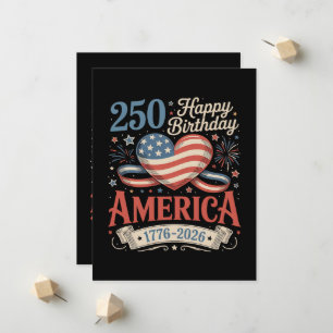 Anuncio 250 cumpleaños EE. UU. 250 años