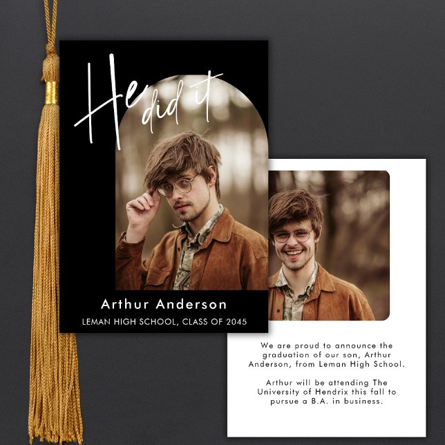 Anuncio 2 Personalizado de fotografía Graduación simple el (Subido por el creador)