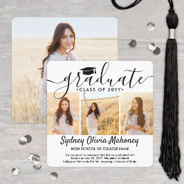 Anuncio 4 Collage de Graduación de Fotografías Simple Eleg