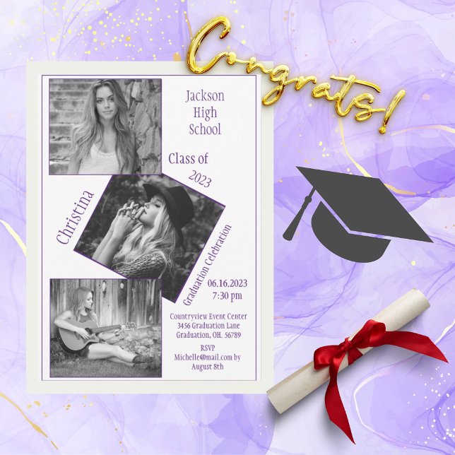 Anuncio 4 Graduación personalizada de Collage de fotos (Subido por el creador)