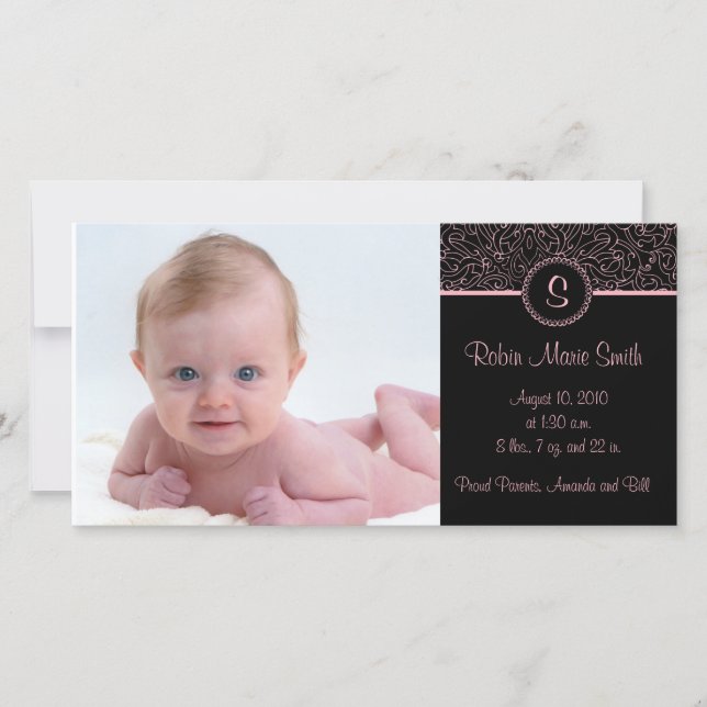 Anuncio 4 x 8 Elegante rosa (Anverso)