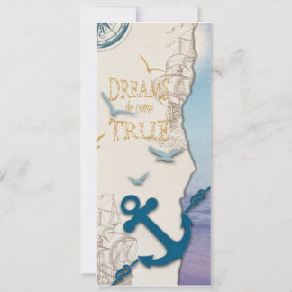 Anuncio 4x9.25 Dreams Do Come True Card para los viajeros