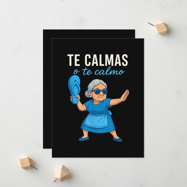 Anuncio Abuela divertida mexicana española (Anverso/Reverso In Situ)
