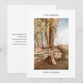 Anuncio Acabo de casar a máquina de escribir mínima fotofo