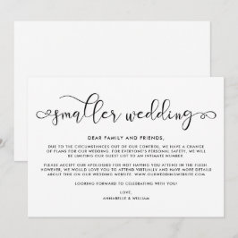 Anuncio Actualización de Boda | Boda más Pequeña