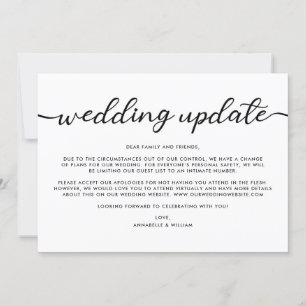 Anuncio Actualización de Boda Boda más Pequeña