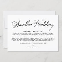 Actualización de Boda | Boda más Pequeña