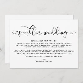 Anuncio Actualización de boda | Boda menor