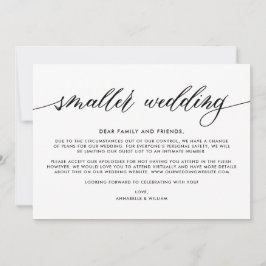 Anuncio Actualización de boda | Boda menor