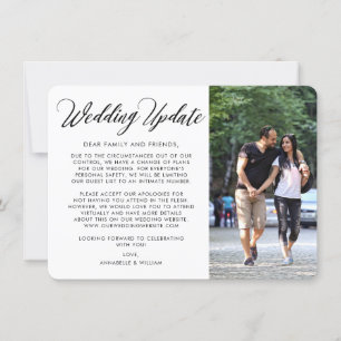 Anuncio Actualización de Boda Foto Boda Pequeña
