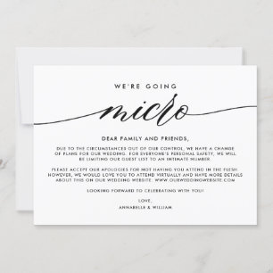 Anuncio Actualización de Boda Nos Vamos Micro