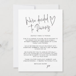 Anuncio Actualización de Boda Reducida Fuente de Letra Más