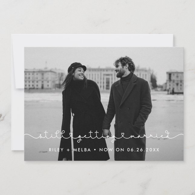 Anuncio Actualización de boda simple y linda todavía nos c (Anverso)