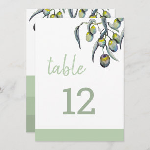 Anuncio Acuarela de oliva mágica pintada a mano