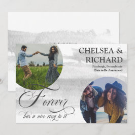 Anuncio Acuarela Moderna Clásica Dos Compromiso De Fotogra